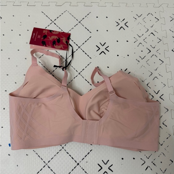 NWT Honeylove Silhouette Bra XL blush - Picture 10 of 11